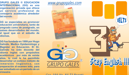 3 Step English Brochure Design