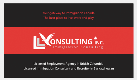 LLV Consulting Business Card Design